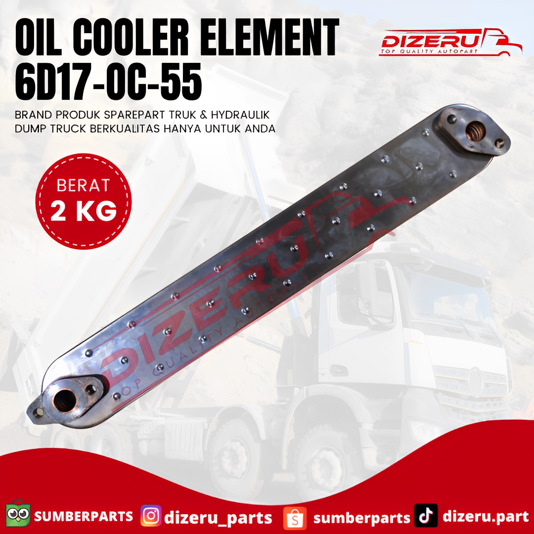 Oil Cooler Element 6D17-OC-55